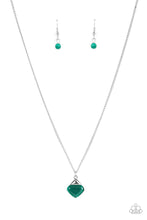 Load image into Gallery viewer, Gracefully Gemstone - Green Paparazzi Necklace
