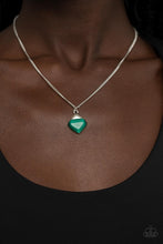 Load image into Gallery viewer, Gracefully Gemstone - Green Paparazzi Necklace