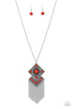 Load image into Gallery viewer, Kite Flight - Red Paparazzi Necklace