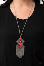 Load image into Gallery viewer, Kite Flight - Red Paparazzi Necklace