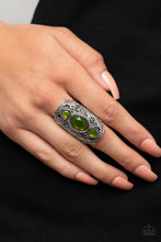 Load image into Gallery viewer, Castle Terrace - Green Paparazzi Ring
