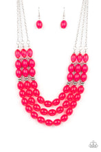 Load image into Gallery viewer, Coastal Cruise - Pink Paparazzi Necklace