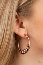 Load image into Gallery viewer, Paparazzi Attractive Allure - Copper Earrings