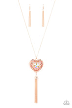 Load image into Gallery viewer, Prismatic Passion - Gold Heart Necklace