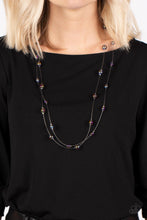 Load image into Gallery viewer, Interstellar Illusions - Purple Paparazzi Necklace