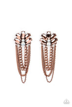 Load image into Gallery viewer, Reach for the SKYSCRAPERS - Copper Paparazzi Earrings