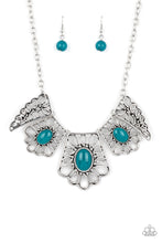 Load image into Gallery viewer, Glimmering Groves - Blue Paparazzi Necklace