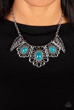 Load image into Gallery viewer, Glimmering Groves - Blue Paparazzi Necklace