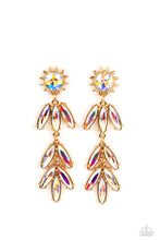 Load image into Gallery viewer, Pre-order Space Age Sparkle - Gold Earrings