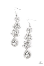 Load image into Gallery viewer, Water Lily Whimsy - White Earrings February Life of the Party Exclusive