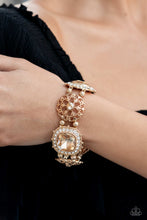 Load image into Gallery viewer, Gilded Gallery - Gold Paparazzi Bracelet
