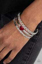 Load image into Gallery viewer, You Win My Heart - Red Bracelet