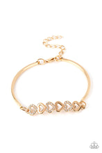 Load image into Gallery viewer, Attentive Admirer - Gold Paparazzi Bracelet