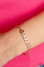 Load image into Gallery viewer, Attentive Admirer - Gold Paparazzi Bracelet