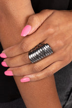 Load image into Gallery viewer, Imperial Glory - Black Paparazzi Ring