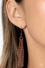 Load image into Gallery viewer, Iced Iron - Copper Paparazzi Necklace