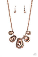 Load image into Gallery viewer, Formally Forged - Copper Paparazzi Necklace