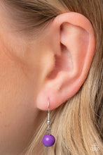 Load image into Gallery viewer, Living in CHARM-ony - Purple Paparazzi Necklace