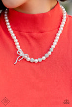 Load image into Gallery viewer, Classy Cadenza - White Paparazzi Necklace