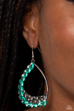 Load image into Gallery viewer, Looking Sharp - Green Paparazzi Earrings
