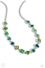 Load image into Gallery viewer, Abstract Admirer - Green Necklace