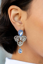 Load image into Gallery viewer, Giving Glam - Blue Paparazzi Earrings