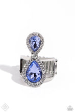 Load image into Gallery viewer, Majestic Manifestation - Blue Paparazzi Ring