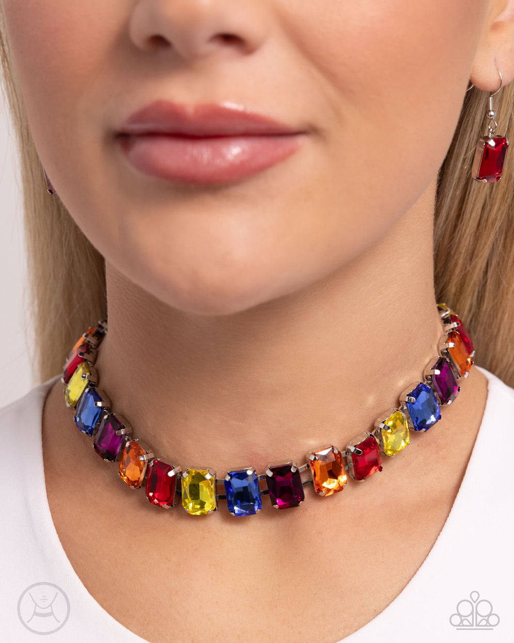 Ecstatic Emeralds Multi Choker
