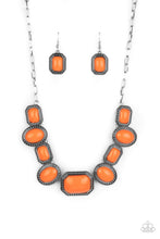 Load image into Gallery viewer, Let's Get Loud Orange Necklace
