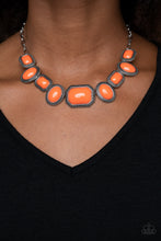 Load image into Gallery viewer, Let's Get Loud Orange Necklace

