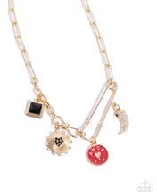 Load image into Gallery viewer, Trendy Trinket Gold Necklace
