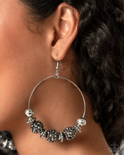Load image into Gallery viewer, I Can Take a Compliment - Silver Paparazzi Earrings
