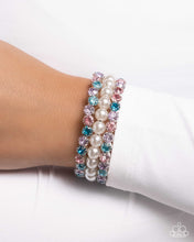 Load image into Gallery viewer, Grandiose Glitz Multicolored Bracelet
