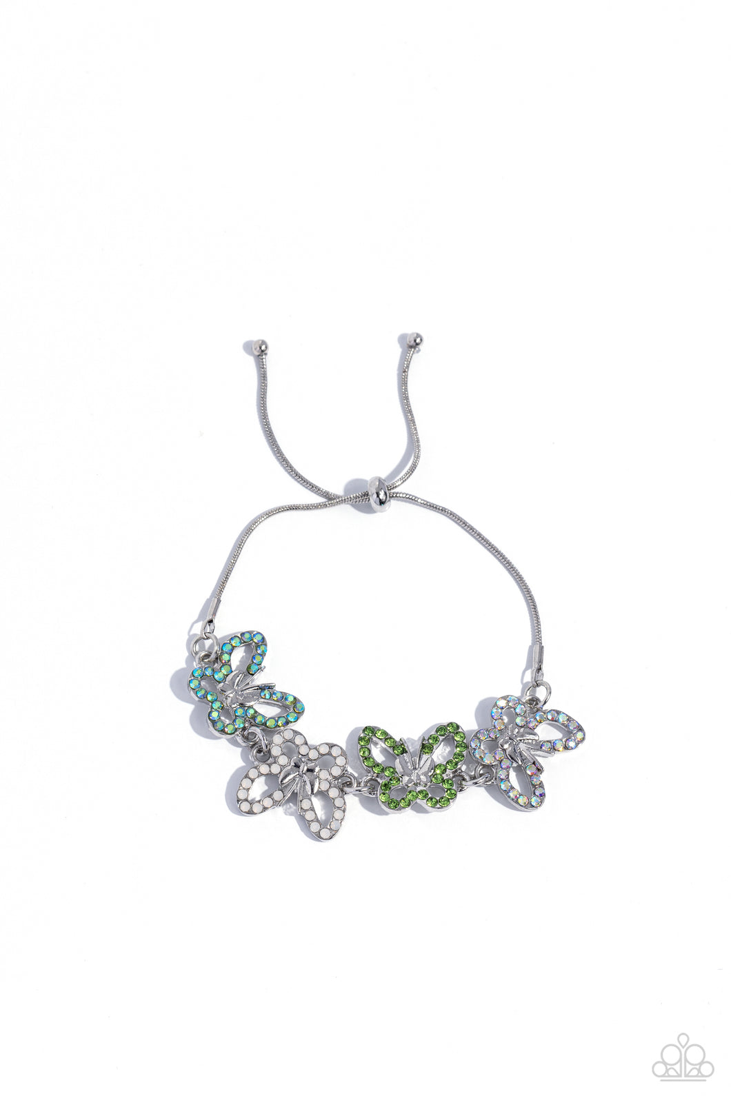 Butterfly Belonging - Green Paparazzi Bracelet