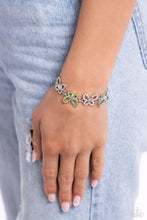 Load image into Gallery viewer, Butterfly Belonging - Green Paparazzi Bracelet
