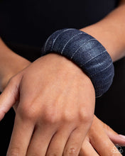 Load image into Gallery viewer, Denim Delight Blue Bracelet
