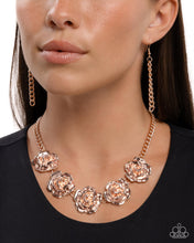 Load image into Gallery viewer, Refreshing Roses - Rose Gold Paparazzi Necklace
