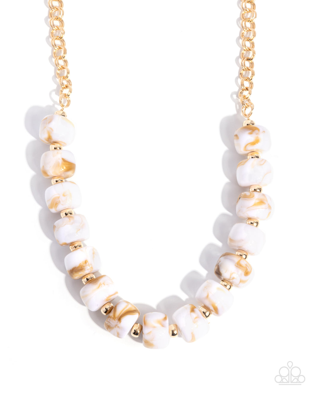 Paparazzi 💕Swirled Serenity 💕- Brown Necklace