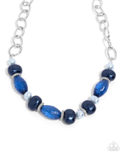 Load image into Gallery viewer, Pearly Patron Blue Necklace
