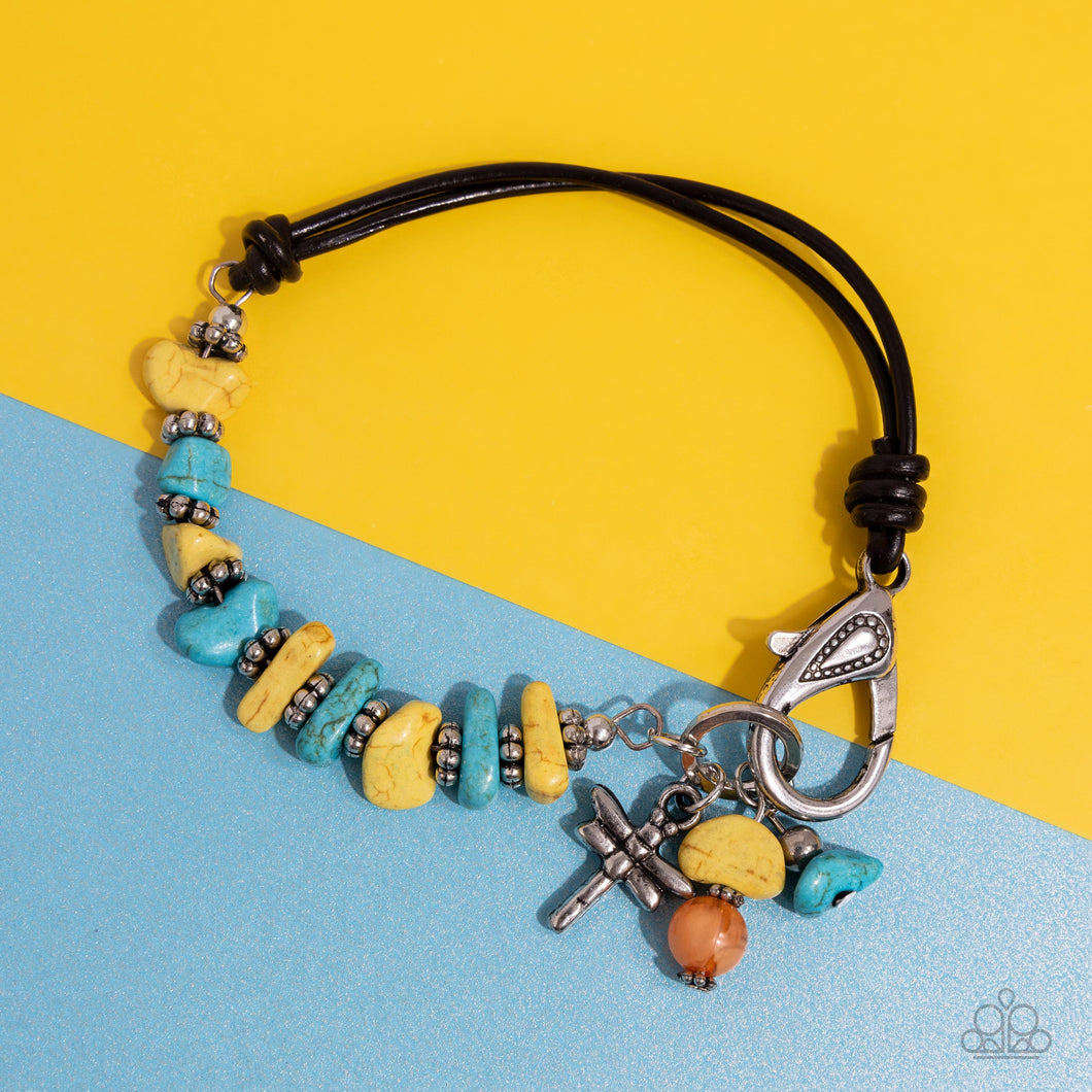 Daring Dragonfly Yellow Bracelet