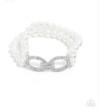 Load image into Gallery viewer, Fancy-Free White Bracelet

