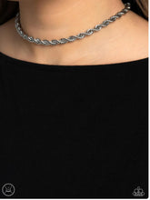 Load image into Gallery viewer, Never Lose Rope Silver Choker Necklace
