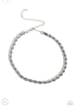 Load image into Gallery viewer, Never Lose Rope Silver Choker Necklace
