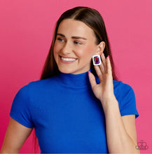 Load image into Gallery viewer, Edgy Emeralds - Multi Paparazzi Earrings
