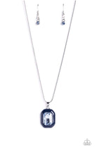 Load image into Gallery viewer, Emerald Energy- Blue Necklace
