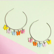 Load image into Gallery viewer, Bemusing Butterflies Multi Hoop Earrings
