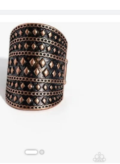 Diamondback Bravado Copper Ring