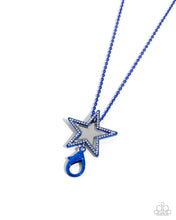 Load image into Gallery viewer, Stellar Search Blue Lanyard
