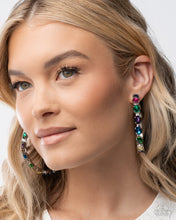 Load image into Gallery viewer, Grand Finale Glitz Multi Paparazzi Hoops
