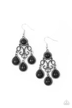 Load image into Gallery viewer, Canyon Chandelier Black Earrings
